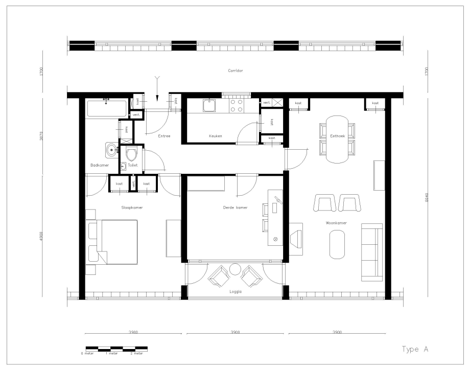 Afbeelding van appartement type A