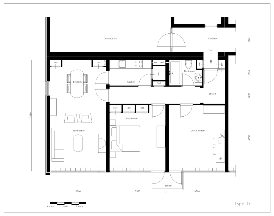Afbeelding van appartement type D
