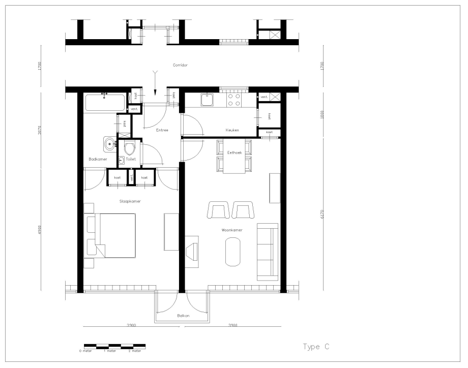 Afbeelding van appartement type C